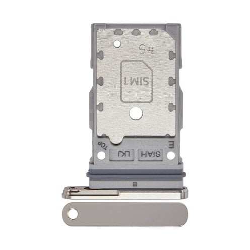 Genuine Samsung Galaxy S23 Ultra - SM-S918 - SIM Tray - Dual SIM - Cream - GH98-48039B - Reclaimed Genuine Samsung Galaxy S23 Ultra - SM-S918 - SIM Tray - Dual SIM - Cream - GH98-48039B - Reclaimed