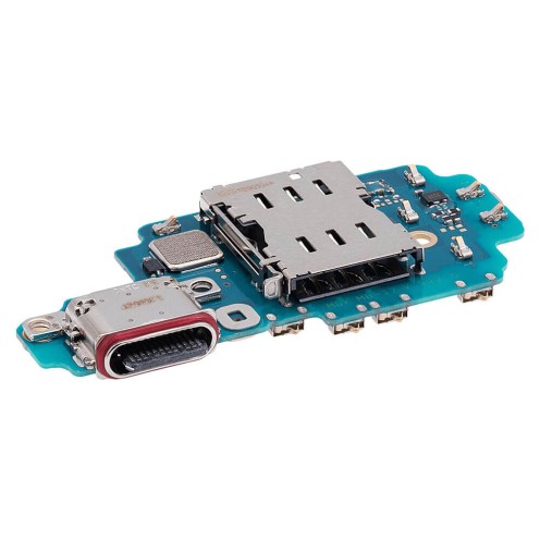Genuine Samsung Galaxy S23 Ultra - SM-S918B - Charging Port Board With SIM Reader - GH96-15621A