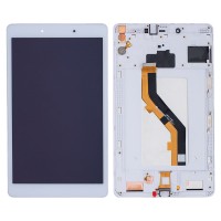 For Samsung Galaxy Tab A 8.0" - SM-T290 - 2019 - Screen Assembly With Frame - White - WiFi - Refurbished