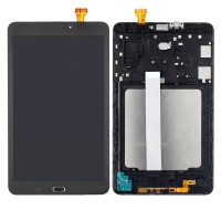For Samsung Galaxy Tab E 8.0" - SM-T375 - SM-T377 - SM-T378 - Screen Assembly With Frame - Black - Refurbished