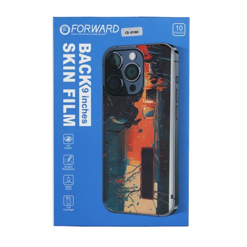 FORWARD Zero - 3D Embossed Back Film - CS-0180 - 10 Pack