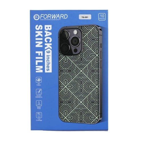 FORWARD Zero - 3D Embossed Back Film - Glow In the Dark Series - TG-091 - 10 Pack FORWARD Zero - 3D Embossed Back Film - Glow In the Dark Series - TG-091 - 10 Pack