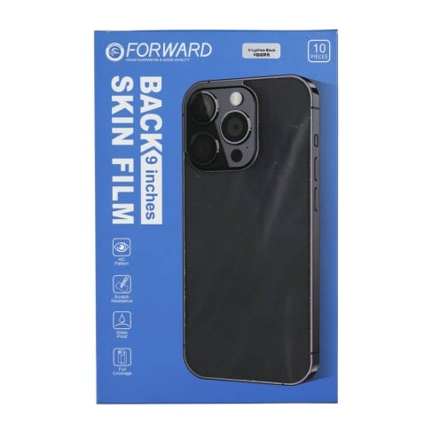 FORWARD Zero - 3D Embossed Back Film - Texture Series - V-Lychee Black - 10 Pack FORWARD Zero - 3D Embossed Back Film - Texture Series - V-Lychee Black - 10 Pack
