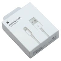 Genuine Apple - USB Cable - USB-A to Lightning 480Mb/s - 2m - White - MD819
