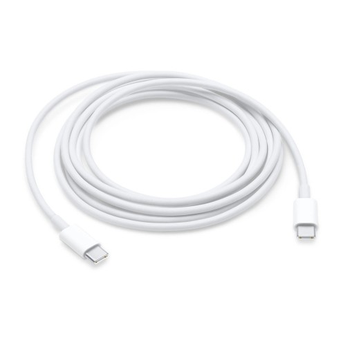 Genuine Apple - USB Cable - USB-C -to USB-C 480Mb/s - 2m - White - MLL82ZM/A