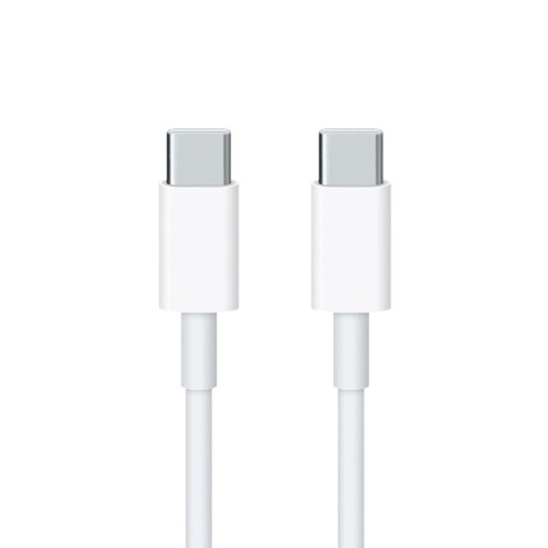 Genuine Apple - USB Cable - USB-C -to USB-C 480Mb/s - 2m - White - MLL82ZM/A