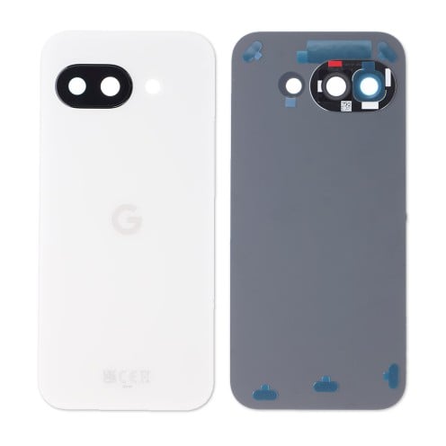 Genuine Google Pixel 9a - Back Cover With Camera Lens - Porcelain White - G949-01316-00