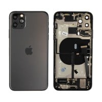 Genuine iPhone 11 Pro Max - Rear Housing Assembly With Parts - Space Grey - Reclaimed - Grade A Genuine iPhone 11 Pro Max - Rear Housing Assembly With Parts - Space Grey - Reclaimed - Grade A