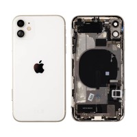 Genuine iPhone 11 - Rear Housing Assembly With Parts - White - Reclaimed - Grade A