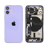Genuine iPhone 12 Mini - Rear Housing Assembly With Parts - Purple - Reclaimed - Grade A