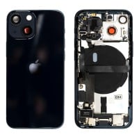 Genuine iPhone 13 Mini - Rear Housing Assembly With Parts - Midnight - Reclaimed - Grade A