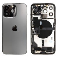 Genuine iPhone 13 Pro - Rear Housing Assembly With Parts - Graphite - Reclaimed - Grade A