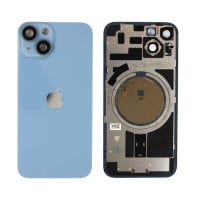Genuine iPhone 14 - Back Glass With Steel Plate & Magsafe Magnet - Blue - Reclaimed - Grade A
