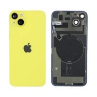 Genuine iPhone 14 Plus - Back Glass With Steel Plate & Magsafe Magnet - Yellow - Reclaimed - Grade A