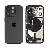 Genuine iPhone 14 Pro - Rear Housing Assembly With Parts - Space Black - Reclaimed - Grade A