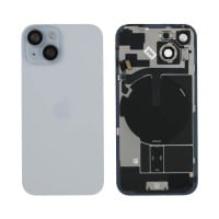 Genuine iPhone 15 - Back Glass With Wireless NFC Charging MagSafe Magnet & Flashlight Flex - Blue - Reclaimed - Grade A