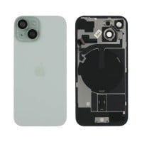 Genuine iPhone 15 - Back Glass With Wireless NFC Charging MagSafe Magnet & Flashlight Flex - Green - Reclaimed - Grade A