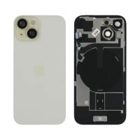 Genuine iPhone 15 - Back Glass With Wireless NFC Charging MagSafe Magnet & Flashlight Flex - Yellow - Reclaimed - Grade A