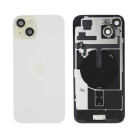 Genuine iPhone 15 Plus - Back Glass With Wireless NFC Charging MagSafe Magnet & Flashlight Flex - Yellow - Reclaimed