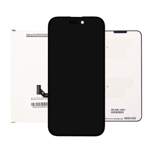 Genuine iPhone 15 - Screen Assembly - Original Service Pack - LL661-36706 Genuine iPhone 15 - Screen Assembly - Original Service Pack - LL661-36706