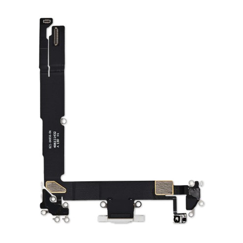 Genuine iPhone 16 Plus - Charging Port Flex Cable - White - 821-04956-04 - Reclaimed
