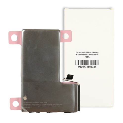 Genuine iPhone 16 Pro - Battery Replacement - Reclaimed - 100% Battery Health Genuine iPhone 16 Pro - Battery Replacement - Reclaimed - 100% Battery Health
