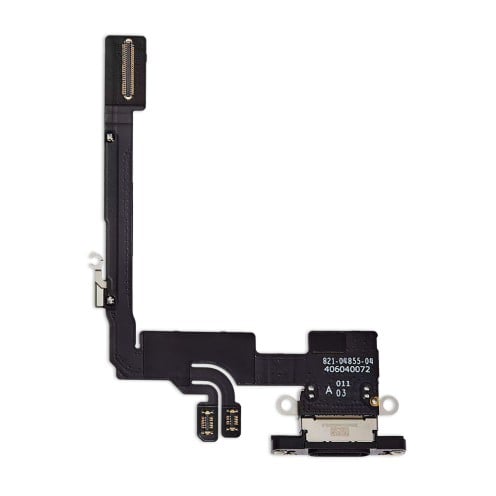 Genuine iPhone 16 Pro - Charging Port - Black Titanium - Reclaimed - 821-04855-04 Genuine iPhone 16 Pro - Charging Port - Black Titanium - Reclaimed - 821-04855-04