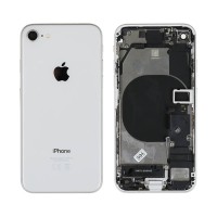 Genuine iPhone 8 - Rear Housing Assembly With Parts - Silver - Reclaimed - Grade A