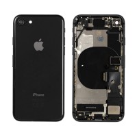 Genuine iPhone 8 - Rear Housing Assembly With Parts - Space Grey - Reclaimed - Grade A