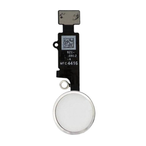 Genuine iPhone 7- 7 Plus - 8 - 8 Plus - SE 2020 - SE 2022 - Home Button Replacement - White/Silver - Reclaimed - No Touch ID / Dummy Button