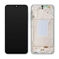 Genuine Samsung Galaxy A26 5G - SM-A266 - Screen Assembly With Frame - Mint - GH82-37049C