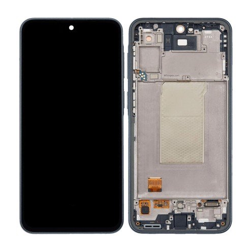 Genuine Samsung Galaxy A37 5G - SM-A376 - Screen Assembly With Frame - Dark Green - GH82-39232B