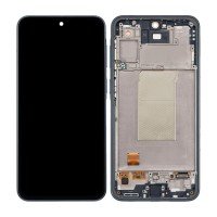 Genuine Samsung Galaxy A37 5G - SM-A376 - Screen Assembly With Frame - Graphite - GH82-39232A