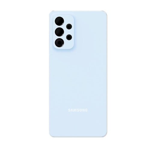 Genuine Samsung Galaxy A53 5G - SM-A536 - Back Cover With Camera Lens - Awesome Blue - GH82-28017C - Reclaimed Genuine Samsung Galaxy A53 5G - SM-A536 - Back Cover With Camera Lens - Awesome Blue - GH82-28017C - Reclaimed