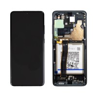 Genuine Samsung Galaxy S20 Ultra - SM-S988 - Screen Assembly With Battery - Black - GH82-31208A