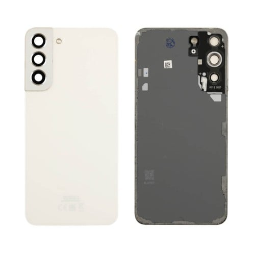 Genuine Samsung Galaxy S22 Plus - SM-S906 - Back Cover Glass With Camera Lens - Phantom White - GH82-27444B - Reclaimed