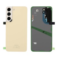 Genuine Samsung Galaxy S22 - SM-S901 - Back Cover Glass With Camera Lens - Cream - GH82-27434F