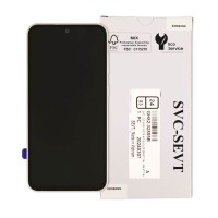 Genuine Samsung Galaxy S23 FE - SM-S711 - Screen Assembly With Frame & Battery - Silver - GH82-32855B