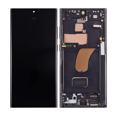 Genuine Samsung Galaxy S23 Ultra - SM-S918 - Screen Assembly With Frame - Graphite - GH82-30466E