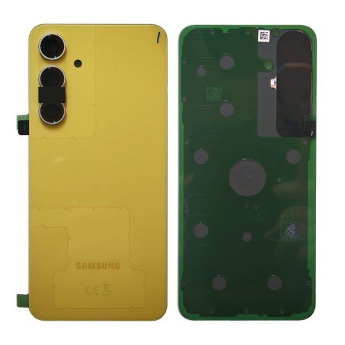 Genuine Samsung Galaxy S24 FE - SM-S721B - Back Cover With Camera Lens - Yellow - GH82-35832C