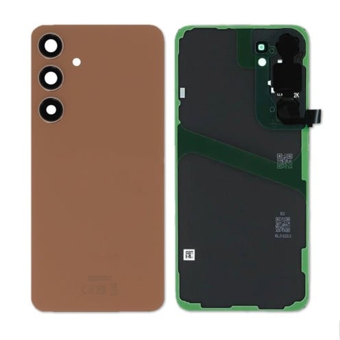 Genuine Samsung Galaxy S24 Plus - Back Cover With Camera Lens & Adhesive - Sandstone Orange - GH82-33275G