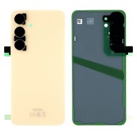 Genuine Samsung Galaxy S24 - SM-S921 - Back Cover With Camera Lens & Adhesive - Amber Yellow - GH82-33101D