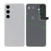 Genuine Samsung Galaxy S24 - SM-S921 - Back Cover With Camera Lens & Adhesive - Marble Grey - GH82-33101B