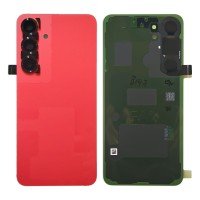 Genuine Samsung Galaxy S25 Plus - SM-S936 - Back Cover With Camera Lens - Coral Red - GH82-36350G