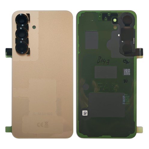 Genuine Samsung Galaxy S25 Plus - SM-S936 - Back Cover With Camera Lens - Pink Gold - GH82-36350F
