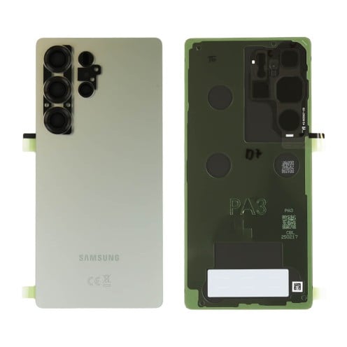 Genuine Samsung Galaxy S25 Ultra - SM-S938 - Back Cover With Camera Lens - Titanium Jade Green - GH82-36353E