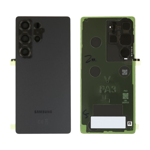 Genuine Samsung Galaxy S25 Ultra - SM-S938 - Back Cover With Camera Lens - Titanium Jet Black - GH82-36353G