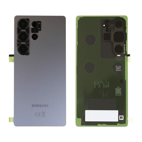 Genuine Samsung Galaxy S25 Ultra - SM-S938 - Back Cover With Camera Lens & Adhesive - Titanium Silver Blue - GH82-36353B Genuine Samsung Galaxy S25 Ultra - SM-S938 - Back Cover With Camera Lens & Adhesive - Titanium Silver Blue - GH82-36353B