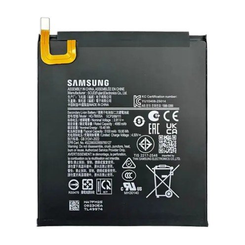 Genuine Samsung Galaxy Tab A11 4G/WiFi - SM-X130 - SM-X135 - Battery Replacement - 5100mAh - HQ-7800SA - GH81-28342A Genuine Samsung Galaxy Tab A11 4G/WiFi - SM-X130 - SM-X135 - Battery Replacement - 5100mAh - HQ-7800SA - GH81-28342A
