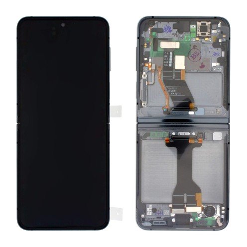 Genuine Samsung Galaxy Z Flip 5 - SM-F731 - Screen Assembly And Frame - Graphite - GH82-31827A Genuine Samsung Galaxy Z Flip 5 - SM-F731 - Screen Assembly And Frame - Graphite - GH82-31827A